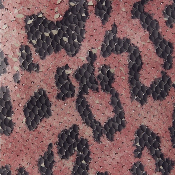 Free People Cheetah-Print Sequin Mini Skirt - Picture 3 of 3